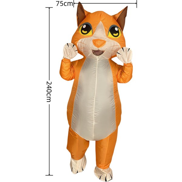 Disfraz Inflable De Halloween Para Cosplay De Gatos Y Perros Adult 150-190CM-image