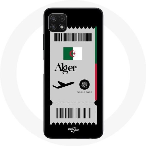 Funda - Samsung - Galaxy A22 5G - Flexible - Negra - Billete De AvióN-image