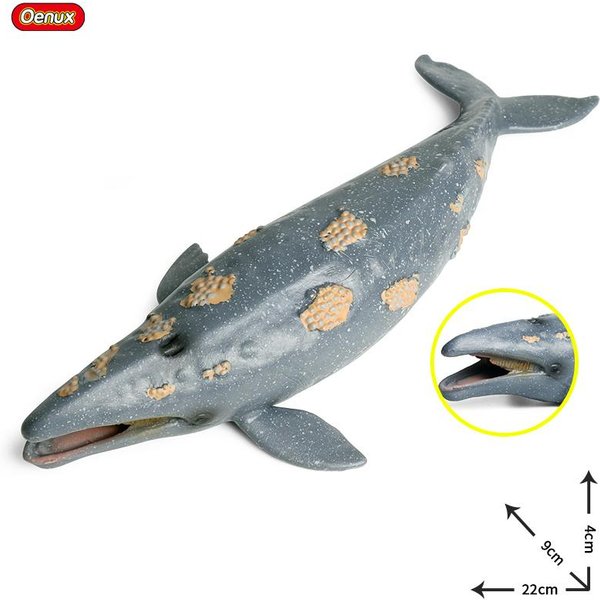 Figuras De AccióN De Animales Marinos Oenux Vida Marina TiburóN Whare MegalodóN Modelo Figuras DecoracióN Del Hogar Con PVC Juguete Educativo Cognitivo Para NiñOs-image