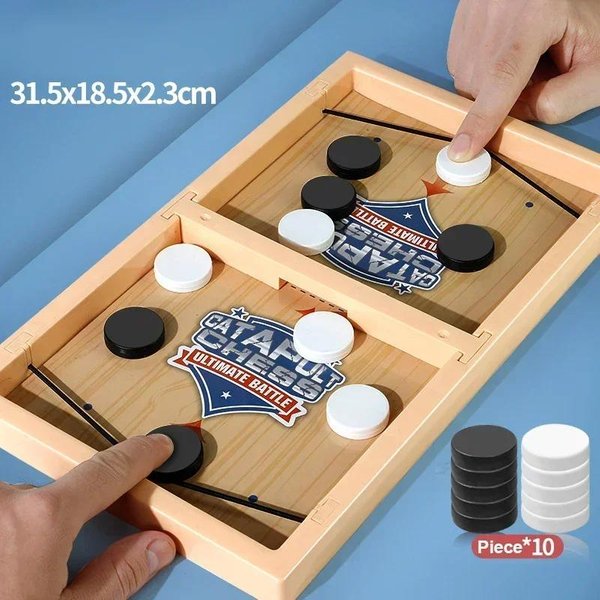 Szybka Gra W Sling Puck Szachy Z Procy Stół Puzzle Impreza DorosłY Dziecko Rodzina Biurko Bitwa PlanszóWki-image