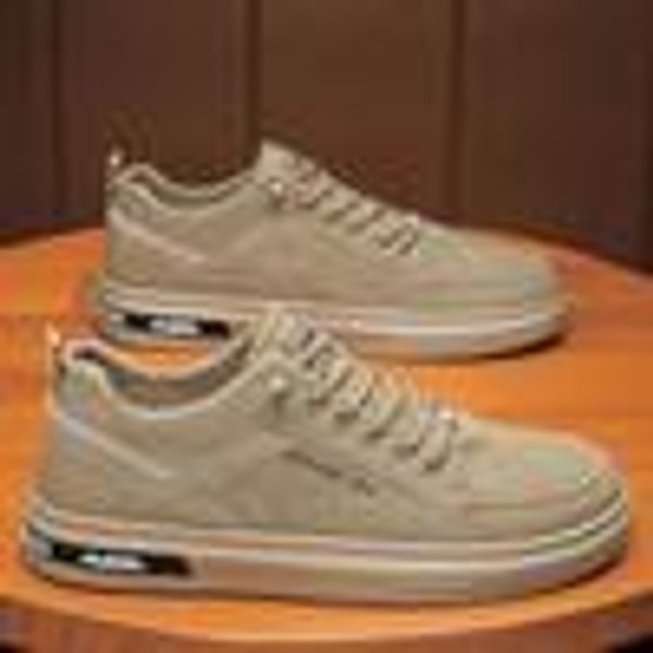 Zapatos De Hombre De Primavera Zapatos Transpirables Tendencia De Hombre Combinan Con Todo Antideslizantes Resistentes Al Desgaste Zapatos Deportivos Casuales Zapatos De Tabla F… MáS 41 Gray-image