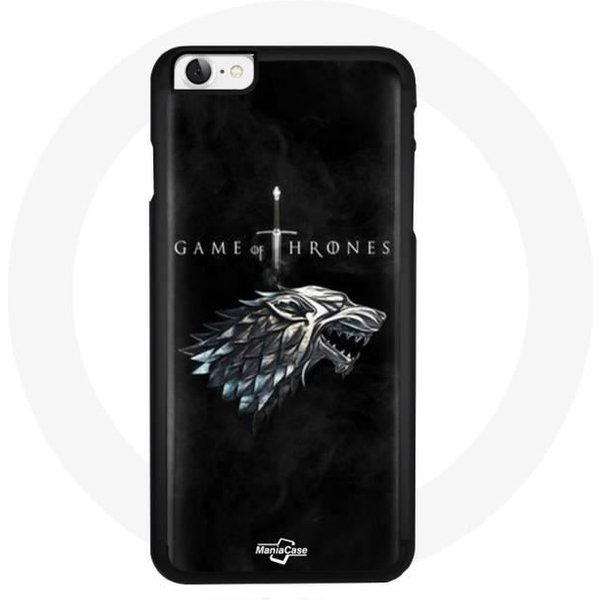 Funda - Maniacase - Iphone 6 - Juego De Tronos - La Casa Stark - ProteccióN Flexible Negro-image