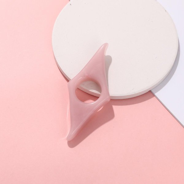 Soporte Para Libros Con Forma De Pulgar, Soporte Para PáGinas De Libros, úTiles Escolares, Ayudas De Lectura, Accesorios Para Libros Para Estudiantes, Separador, PráCtico MarcapáGinas Color Rosa-image
