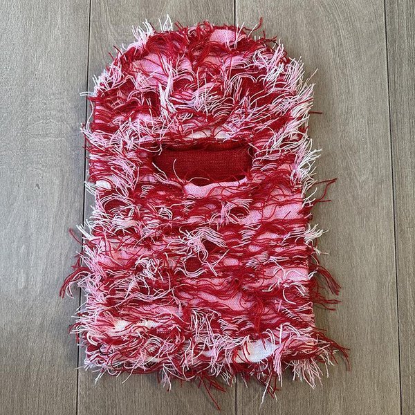 MáScara Facial Completa Gorro De Esquí Balaclava Gorro De Punto Desgastado Camuflaje Gorro Para Hombre Mujer Invierno CáLido A Prueba De Viento Gorro Para Cuello De Bicicleta Pink-image