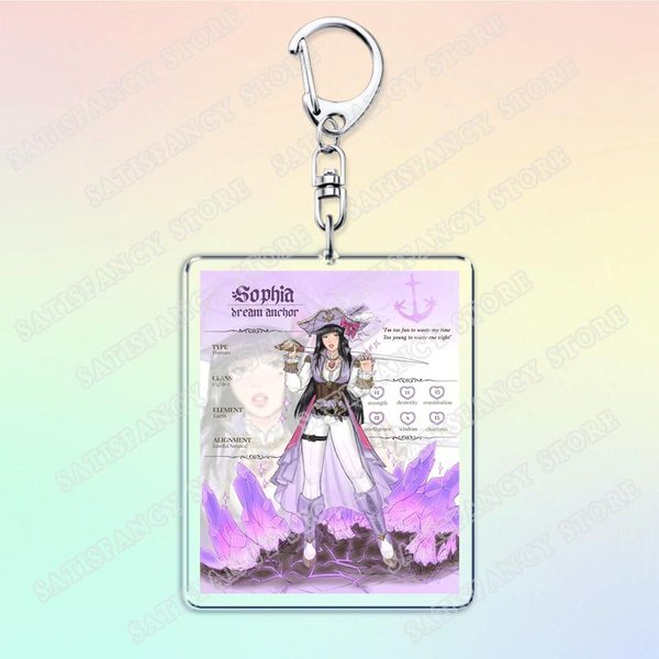 Kpopowy Zespół Katseye Chibis Breloczek Do AkcesorióW Torby Urok Yoonchae Megan Lara Sophia Daniela Breloczki ŁAńCuszki Kluczyki Prezenty Dla FanóW White-image