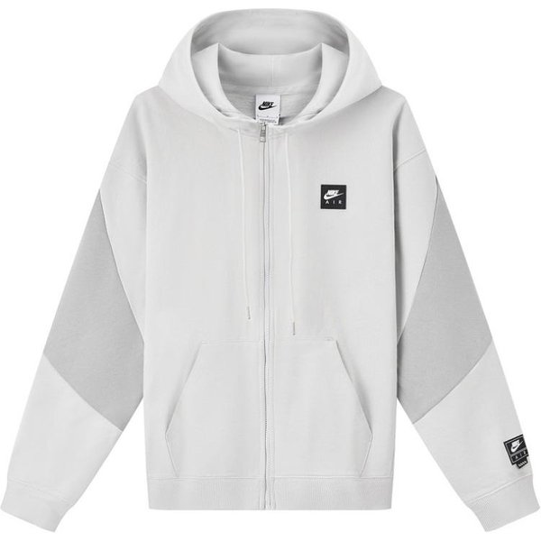 Sudadera Con Capucha De Forro Polar Nike Air Para Hombre Con Cremallera Completa XL White-image