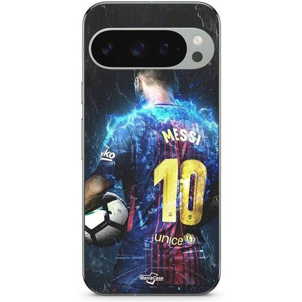 Funda Para Google Pixel 9 Pro Lionel Messi Superestrella Del FúTbol Negro-image