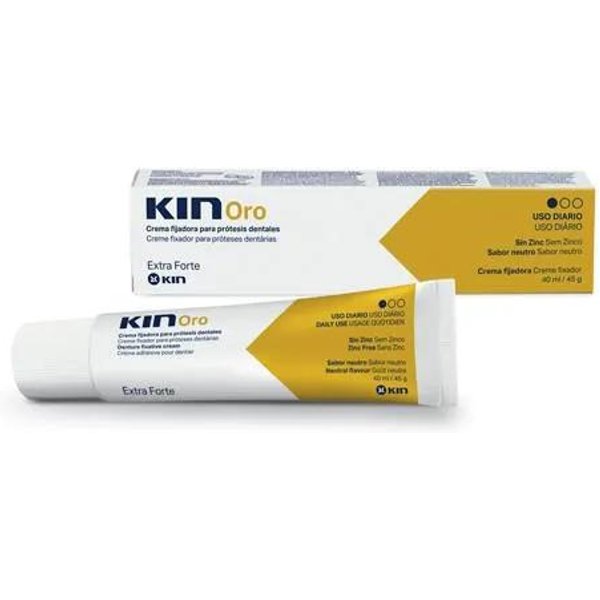 KIN Oro Crema Fijadora De PróTesis Extra Fuerte 40Ml-image