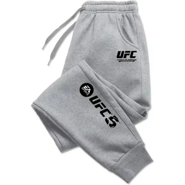 Pantalones Casuales Para Hombre OtoñO Invierno Pantalones De CháNdal Pantalones De Gimnasio Moda Color SóLido Entrenamiento Pantalones Largos Hombre Running Jogger Deportivos 3XL Gray-image