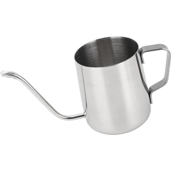 350Ml Czajnik Ze Stali Nierdzewnej Do Przelewania Z GęSią Szyjką Czajnik Do Kawy I Herbaty Z DłUgim WąSkim DzióBkiem Do Kapania Kubek Do Kapania Kemping L(For 6.5-9Kg) White-image