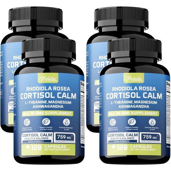 CáPsulas De Extracto De Cortisol De Alto Contenido, 759 Mg Por PorcióN, CáPsulas De Suplemento DietéTico Natural, Aptas Para Adultos. 120*4-image