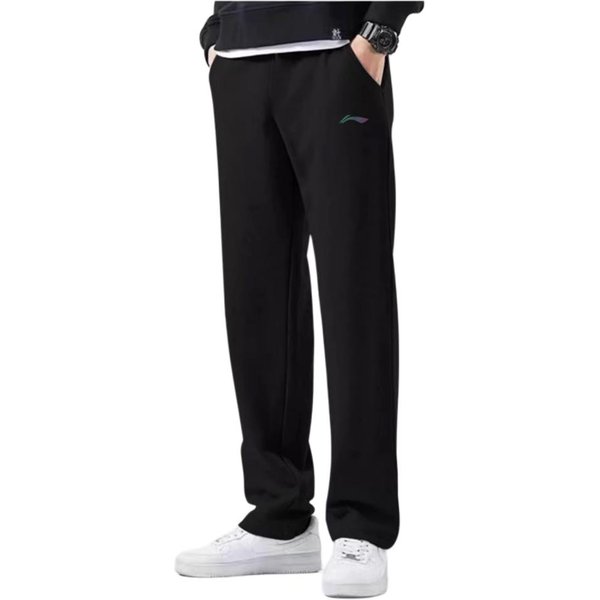 MęSkie Spodnie Dresowe Li-Ning Li Ning Dzianinowe MęSkie Czarne XL-image
