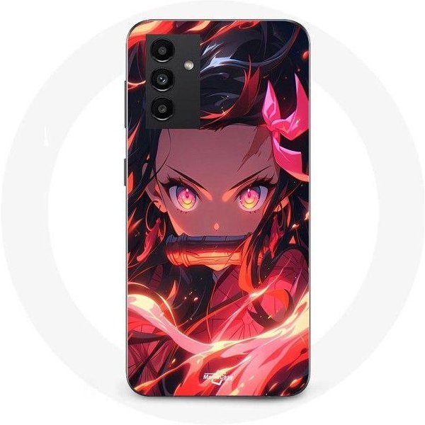 Funda De TeléFono - Maniacase - Samsung Galaxy A54 5G - Silicona - Flexible - Demon Slayer Nezuko Kamado Negro-image