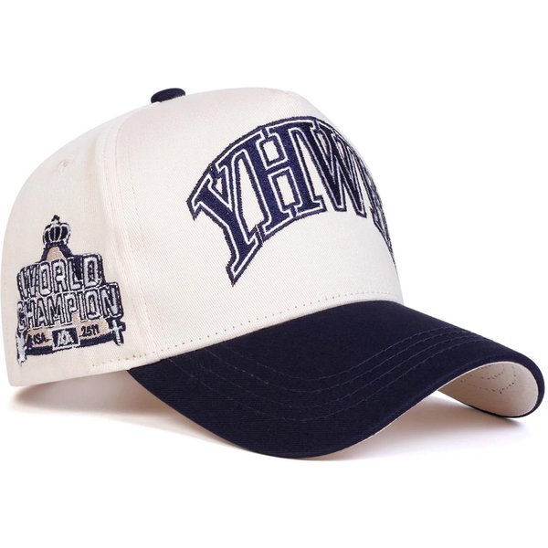 Gorras De BéIsbol Bordadas Con Letras Yhwh Unisex Primavera OtoñO Exterior Ajustables Casuales Gorra De Papá Gorra Para El Sol White-image