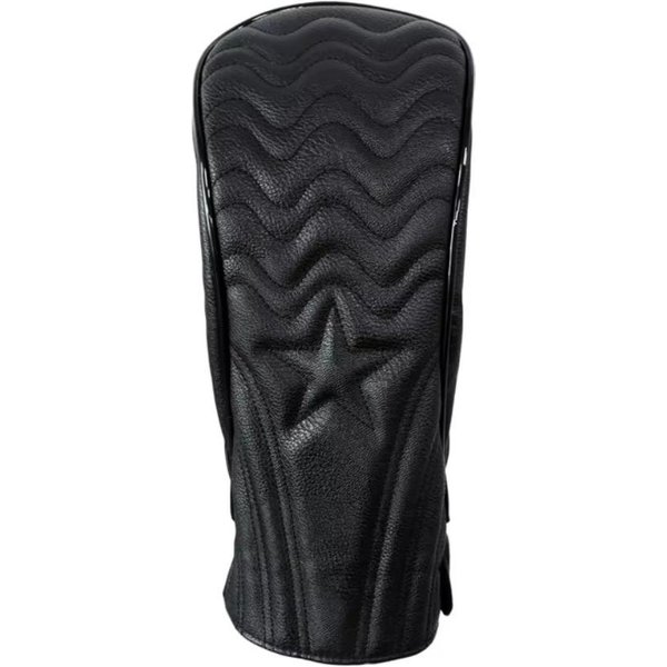 Funda Impermeable Para Maderas De Golf Cuero PU Protector De Palo De Golf Funda Para Cabeza De Golf Deportes Al Aire Libre Driver Black-image