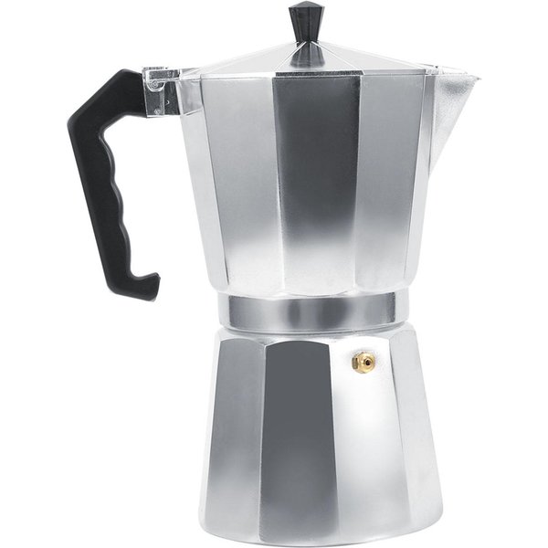Aluminiowy WłOski Typ Kawiarka Espresso Ekspres Do Kawy Kuchenka UżYtkowanie Domowe Biurowe 450ML 9 Cups-image