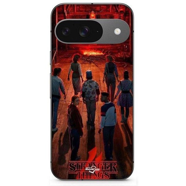 Funda Para Google Pixel 9 Serie Stranger Things Temporada 4 Negro-image