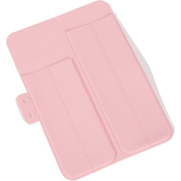 Alfombrilla Antideslizante Resistente Al Calor Bolsa De Almacenamiento Para Plancha De Pelo Alisador De Pelo Cubierta Para Rizador De Pelo Blanco-image
