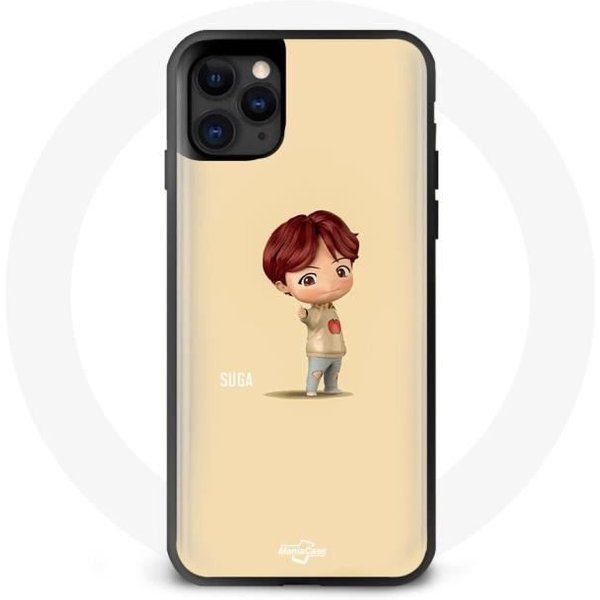 Coque Pour Iphone 12 BTS Tinytan Animation Suga-image