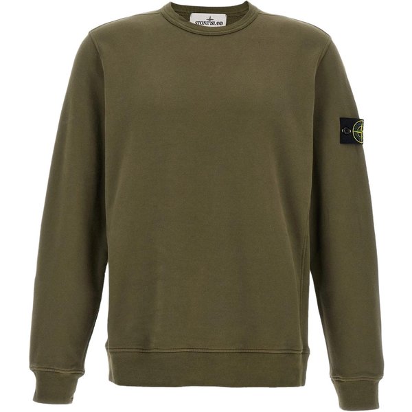 Sudadera Con Cuello Redondo Y Manga Larga Con Logo Stone Island Para Hombre, Sudadera Verde K2S156100028S0A20V0054 M Black-image