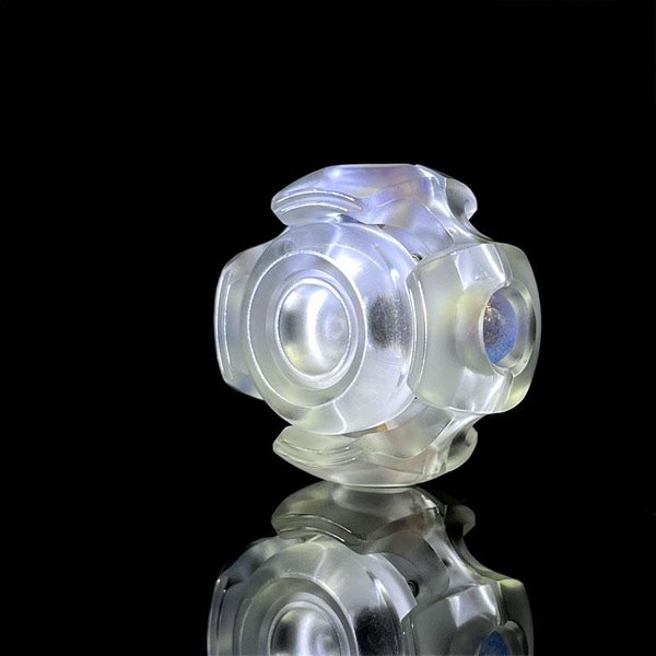 Mechaniczne Oko Przezroczysty Fidget Spinner EDC Luminous Hand Spinner Zabawki Fidget NarzęDzie Adhd Zabawka Do Redukcji LęKu I Stresu-image