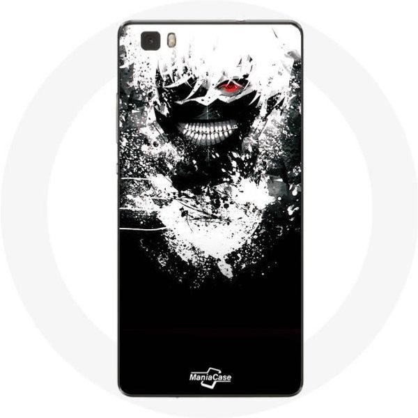 Funda Para Huawei P8 Anime Tokyo Ghoul De Terror Puro Ken Kaneki-image