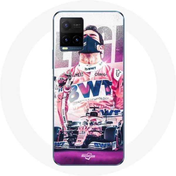 Funda - Maniacase - Vivo Y21S 2021 / Y21 2021 - FóRmula 1 - Sergio PéRez - Flexible Negro-image