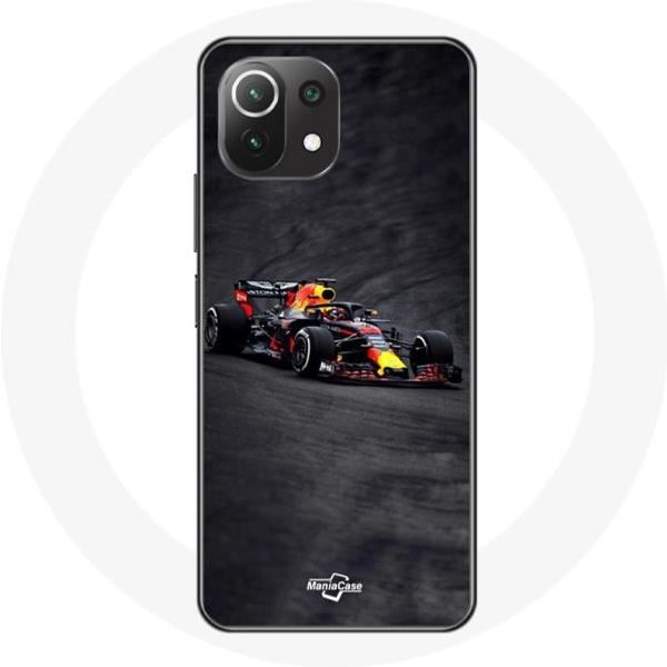 Funda - Max Verstappen - Xiaomi Mi 11 Lite - Negro, Rojo, Amarillo - RíGida - Deportivo Negro-image