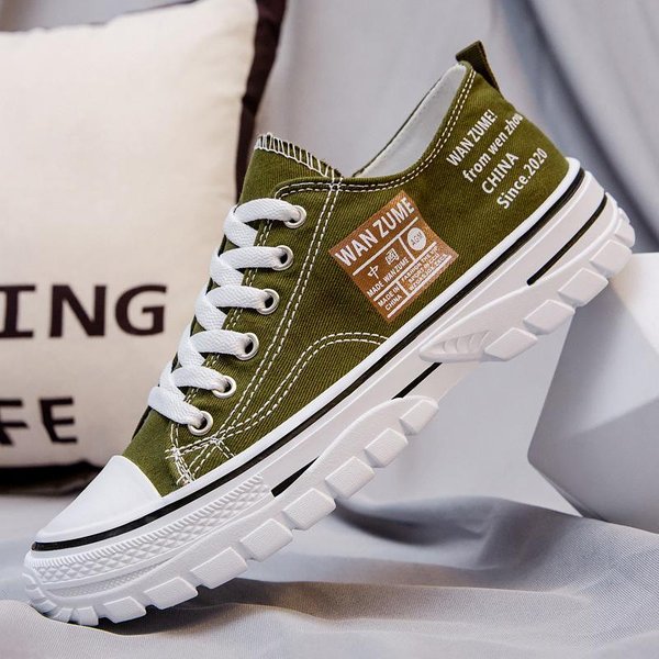 Nowe Wiosenne Buty MęSkie Niskie PłóCienne Buty MęSkie W Stylu HongkońSkim OddychająCe Buty Modne Casualowe Buty KoreańSki Styl Modne Buty 44-image