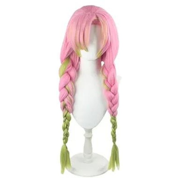 Anime Kanroji Mitsuri Cosplay Kostium Kimono Haori Sukienka Peruka Ubrania Halloween Kostium Dla DorosłYch Dzieci Kids 130-image