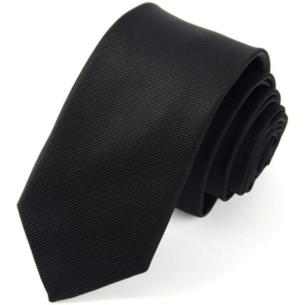Corbata De Hombre Color Puro CláSica PoliéSter Seda Formal Negocios Moda Corbata Para Diario Oficina Banquete-image