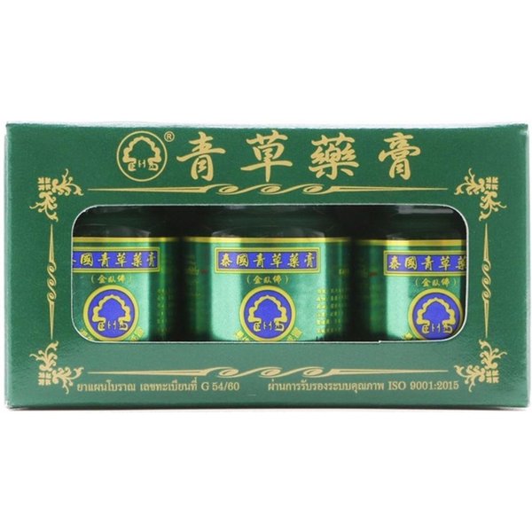 Phoherb Herbal Wax, BáLsamo De Hierbas, BáLsamo De Masaje, 50 G. X 3 Piezas - Hecho En Tailandia 50 G. X 3 Pcs-image