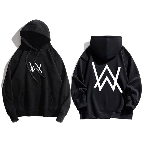 Alan Walker Alanwalker Bluza DJ Modna Jesienno-Zimowa Z Kapturem MęSka Bluza L Black-image