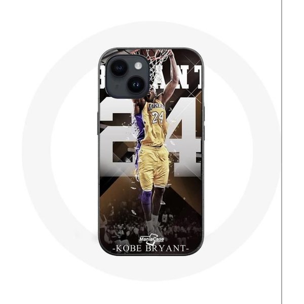 Funda - Maniacase - Iphone 14 Plus - Flexible - Negro - Kobe Bean Bryant NBA De Lakers-image