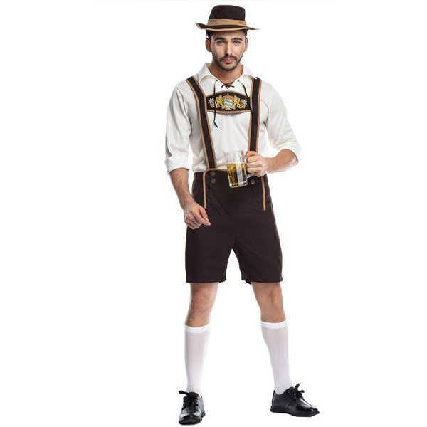 MęSki StróJ Na Oktoberfest W Rozmiarach Plus Size M-3XL, Bawarska Odzież Festiwalowa Z Monachium XL Black-image