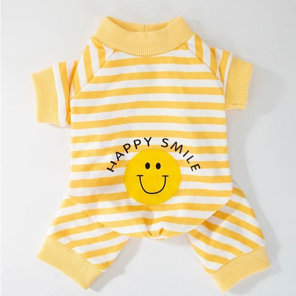 Pijama De Cuatro Patas Rayado De Oso Gato Azul Marioneta De Gato Gato Primavera Y OtoñO Gatito Delgado Perro De Leche Ropa Para Gato Mascota XXL (Recommended Weight 15-10Kg)-image
