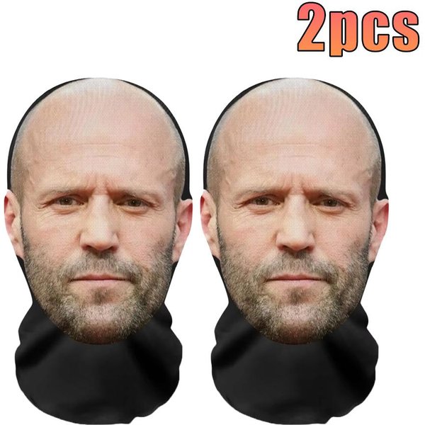2025 Nowa Maska Drukowana 3D Elastyczna Siatka Nakrycie GłOwy Cosplay Moda Hip Hop Maska Na Całą Twarz Dla MężCzyzn Kobiet Kominiarka Czapka Z Kapturem Nakrycie GłOwy-image