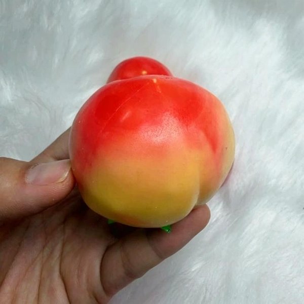 Domowe MięKkie Brzoskwiniowe Zabawki Fidget MięKka Symulacja Brzoskwiniowa ŚCiskana PiłEczka Anty Stresowa Zabawka Asmr Sensoryczne Zabawki Anty Stresowe Dla DorosłYch-image