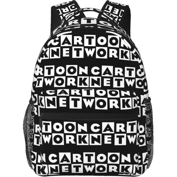 Personajes GráFicos Del Logo De Cartoon Network Mochila Para Estudiantes Bolso Escolar Mochila De DíA Para Senderismo Viajes Para Hombres Mujeres Mochila Para Libros Bolsos De Hombro One Size-image