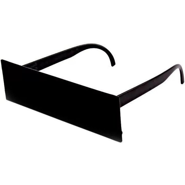 Gafas Divertidas Accesorios Para FotomatóN Censura Ojo Negro Tapado Barra Gafas De Sol Para Internet Para Disfraz Fiesta De Navidad Cosplay Gafas De Sol-image