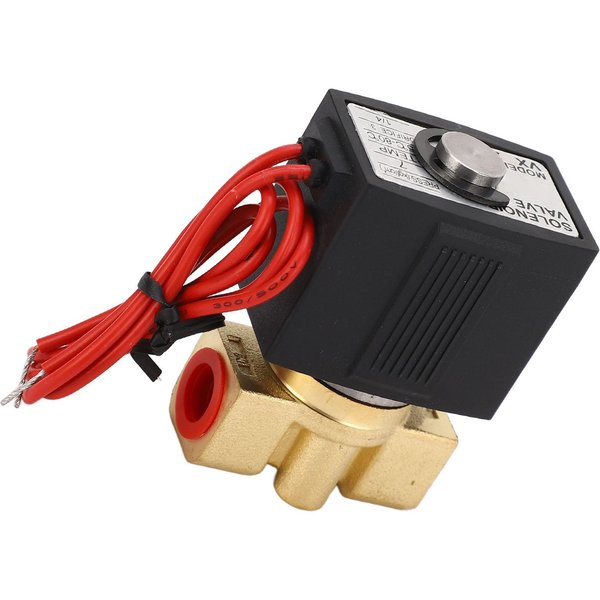 VáLvula Solenoide EléCtrica Normalmente Cerrada VáLvula De Agua Aire Solenoide NeumáTica EléCtrica DC24V-image