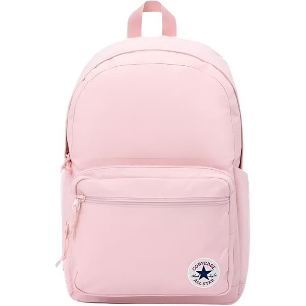 Mochila Converse Go 2 25L Con Logo De Marca De PoliéSter Mochila Unisex Rosa UA5796-A0D Pink White-image