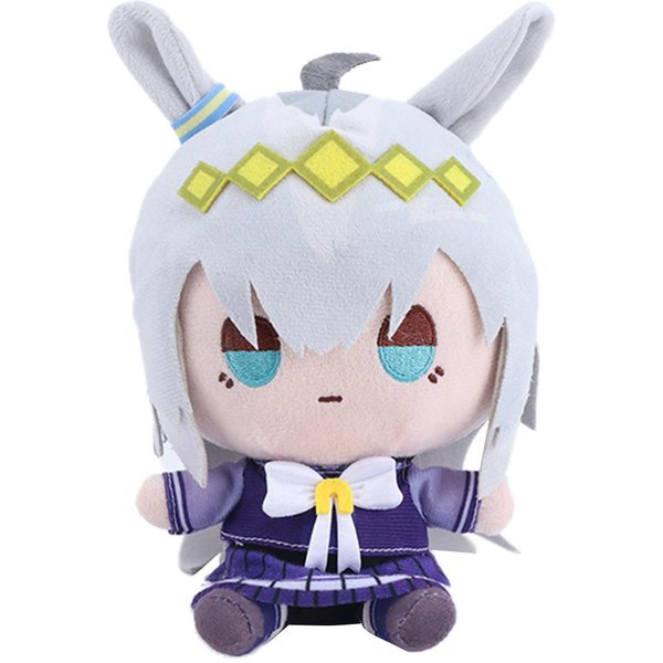 20 Cm Nowa Uma Musume Pretty Derby Tamamo Cross Pluszowa Zabawka ZwierząTko Wypchane Z Filmu Uroczy KreskóWka Oguri Cap Lalka GadżEty Dla FanóW Prezent 20Cm White-image