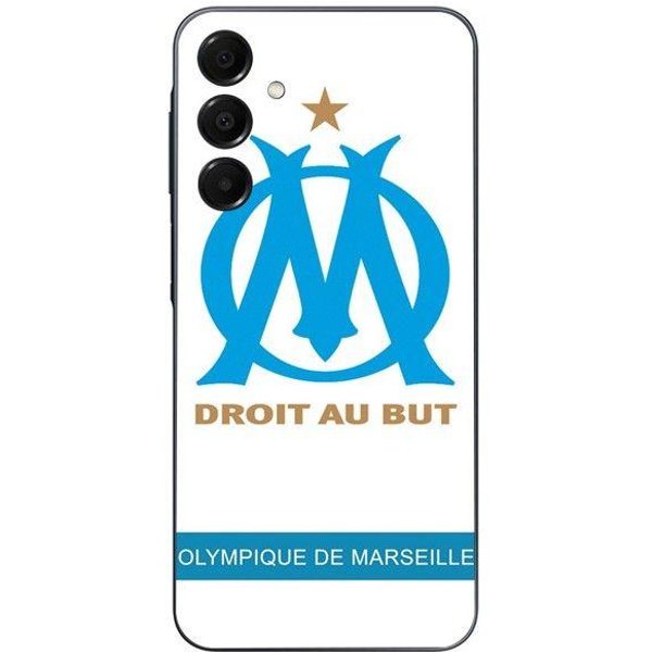 Etui Na Samsunga Galaxy A16 Logo Om Olympique De Marseille BiałE TłO Maniacase Czarny-image