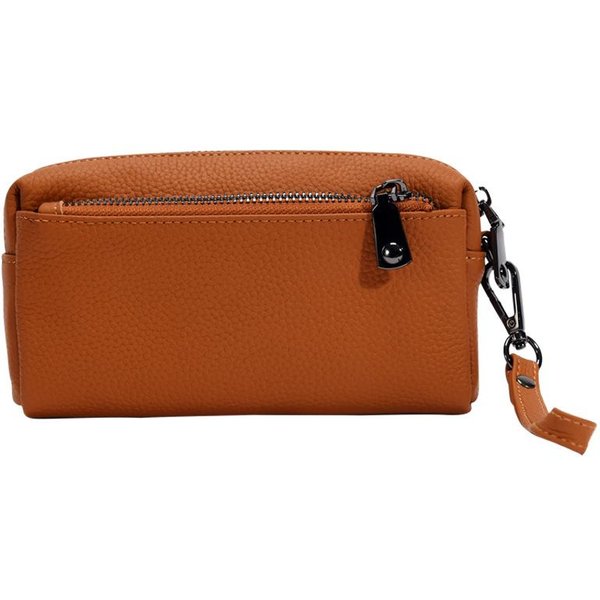Bolso Cuadrado PequeñO De Mano PortáTil Para Mujer Bolso De Cuero Vacuno De Capa Superior VersáTil Exquisito Brown-image