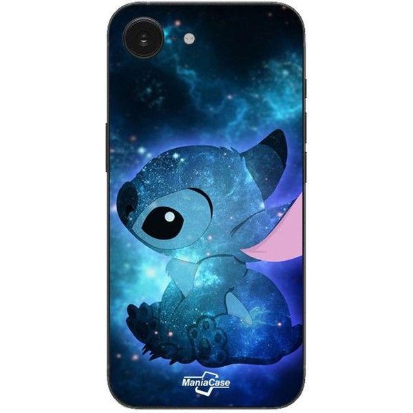 Etui Maniacase Na Iphone 16E Stitch Niebieski Frand Niebieski Czarny-image