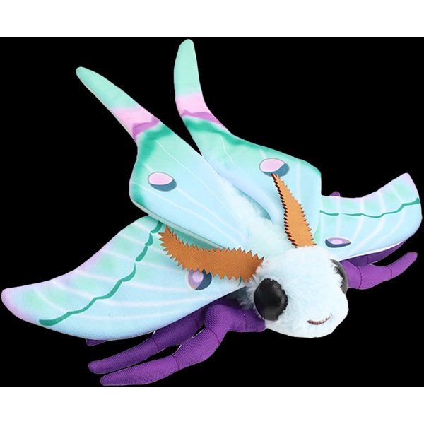 Urocze Owady Jedwabnik RóżOwy Klonowy ĆMa Pluszowe Zabawki Wierność ĆMa KsiężYcowa Pluszak Owad Realistyczny Hyalophora Cecropia Kawaii Zabawki Dla Dzieci-image