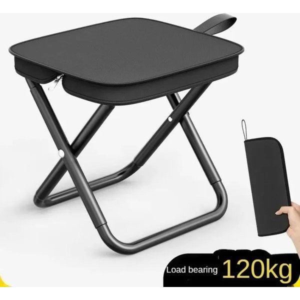 Portable Multifunctional Outdoor Picnic Camping Folding Chair, Ultra Light Fishing Stool, Travel Stool, Fishing Accessories