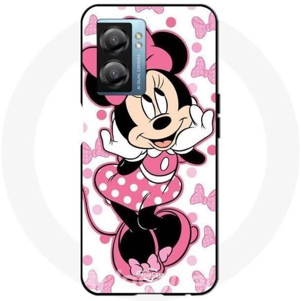 Funda - Disney - Minnie Mouse - Oppo A77 5G - Flexible - Rosa - Dibujo Animado Color Rosa-image