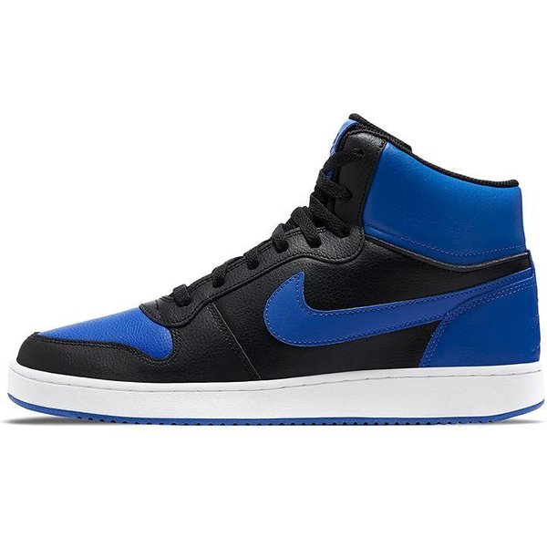 Zapatillas Nike Ebernon Mid Negro Azul Real Para Hombre Blanco AQ1773-001 41 Black-image